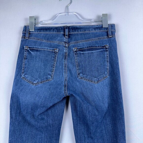 Loft Skinny Jeans Womens Size 28/6 Mid Rise Medium Wash Denim Stretch Blue - Picture 4 of 13